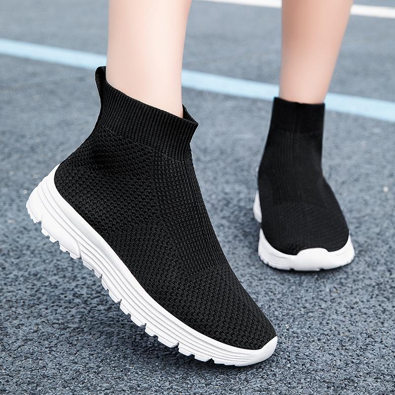 Женские черные мокасины, обувь для вождения, кроссовки, повседневные мужские ботинки без застежек, прогулочные минималистичные дышащие носки, обувь
