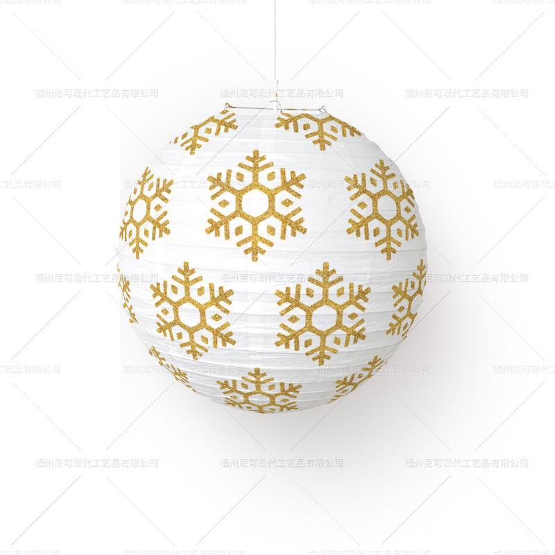 Подвесной Фонарь Бумажный Шар Рождественский Фестиваль Украшения Аксессуары Санта Рождественский Подарок Ремесленный Декор Рождественская Елка