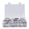 60Pcs Hose Clamp Stainless Steel Adjustable American Type Industrial Tube Clips Set FS090001