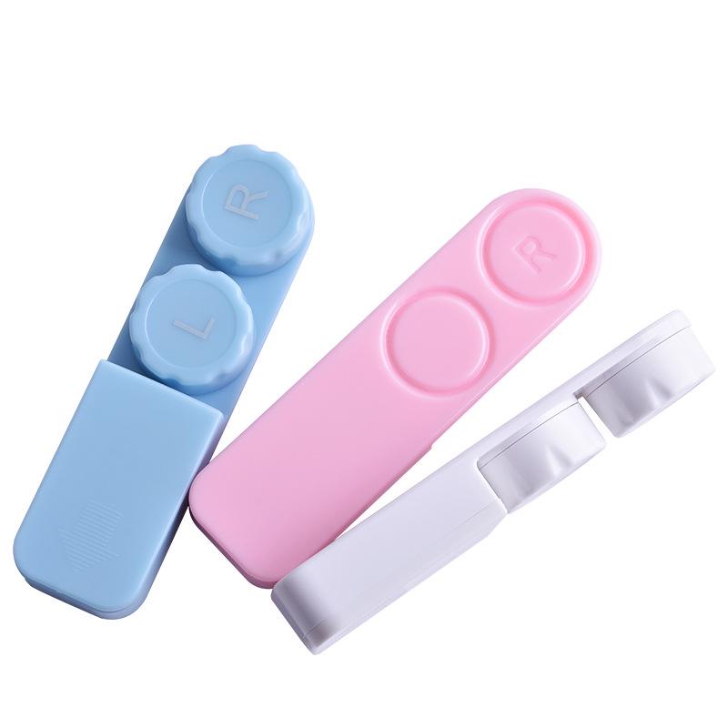 Портативный минималистичный контейнер для контактных линз и коробка для хранения контактов и очков