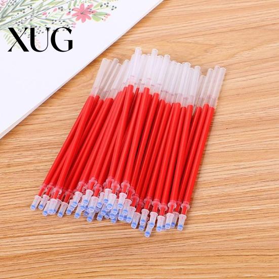 Blue Pen 20Pcs Gel Refills Wear-resistant Super-smooth Plastic Ink 0.5mm Needle Tubing Penpoint for Office Ballpoint