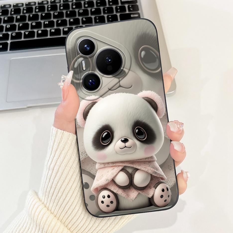 Чехол для Huawei Pura 70 Pro 5G Милый мультяшный чехол Ударопрочный Мягкий ТПУ Чехлы для телефона Для Huawei Pura 70 Pro Plus Pura70 Pro+ Fundas