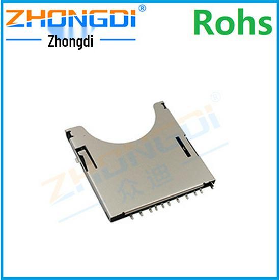 Self-Ejecting Standard SD Card Socket SD-0503-P