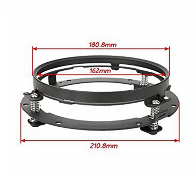 7 Inch Round LED Headlight Mounting Bracket Ring For Car Jeep Wrangler JK Suzuki Samurai for Harley Motorcycle 7" Bracket