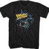 A&E Designs Футболка Назад в будущее Делориан, Черная, Большая