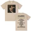 CAZZU Latinaje Album Tour 2026 Graphic T Shirts Unisex Women Clothing Aesthetic Fashion Tshirts Loose Oversized Y2K Top Streetwear