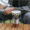 Folding Coffee Dripper Holder Stainless Steel Coffee Drip Stand Cone Coffee Filter Rack  BBQ