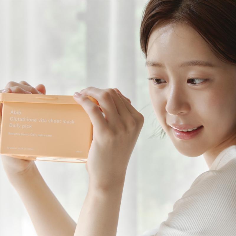 ABIB Глутатион Вита Маска-салфетка Ежедневный выбор 350 мл 30 шт.