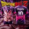 2026 New Adult Men's Dragon Ball NO.10/7 Vegeta 3D Printed Football Jersey T-Shirt Kids Anime T-Shirt Special Football Jersey