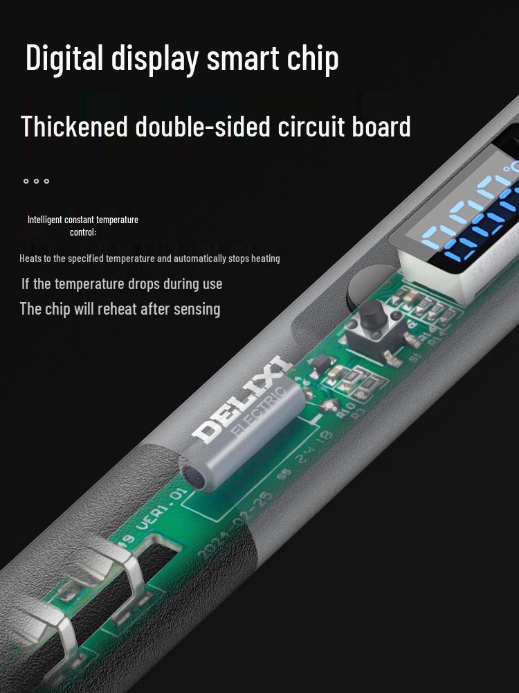 Беспроводной USB-паяльник Delixi Electric - Компактный бытовой инструмент для пайки и сварки