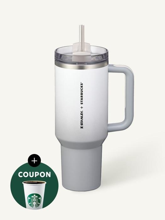 СТАРБАКС SS Стэнли Серый Кензер Тамблер 1183мл