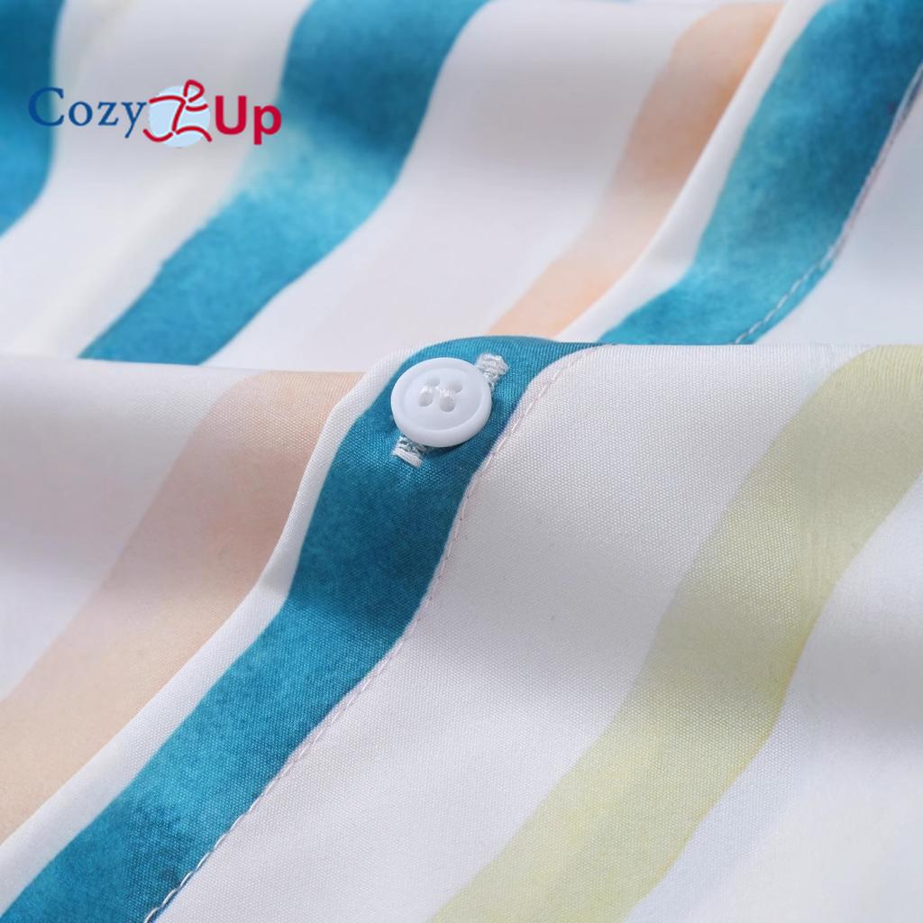 Повседневная мужская рубашка с коротким рукавом в полоску с акварельным принтом, мужская рубашка, лето 2025 г.