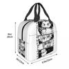 Hunter X Hunter Anime Insulated Lunch Bag for Women Kids Leakproof Food Boxes Thermal Lunch Box Tote