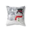 С Рождеством милый снеговик принт узор полиэстер Чехлы для подушек дома Гостиная украшения дивана квадратная подушка наволочка