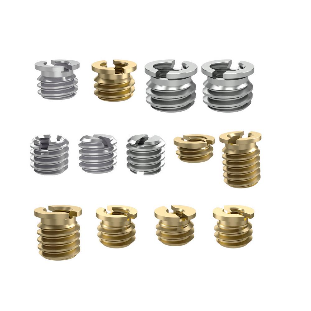 Reversible 1/4" Male To 3/8" Female Adapter for Camera Tripod Ball Head with M4-M8 Conversion Screws