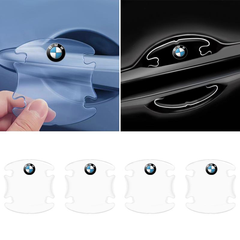 Для BMW M5 M4 M3 F20 F40 F22 F30 E90 F32 F10 F06 F07 F46 E60 Z4 G20 Защитная накладка на ручку двери автомобиля Прозрачная Антиколлизионная