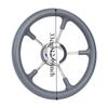 Black Foam Grip Marine Steering Wheel Stainless Steel Destroyer Steering Wheel  Pontoon Boat