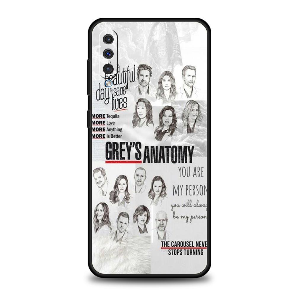 Чехол для телефона Grey's Anatomy для Samsung Galaxy A56 A54 A42 A36 A34 A26 A24 A16 A14 A12 A06 A50 A52 A10 5G Мягкий ТПУ Чехол Fundas Сумка