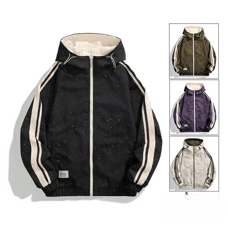 Хлопковое пальто мужское новое зимнее с капюшоном модный бренд гипсофила двусторонняя утолщенная бархатная хлопковая повседневная куртка