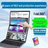 14+14" Ноутбук-планшет бизнес-класса 12-го поколения Core i2 с двойным сенсорным экраном, трансформируемый на 360°