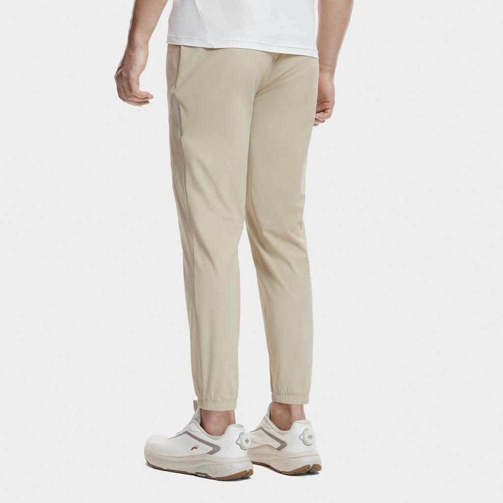FILA Knitted Sweatpants Men's Wheat Brown Moderate Slim Fit Pants A11M421615FBG