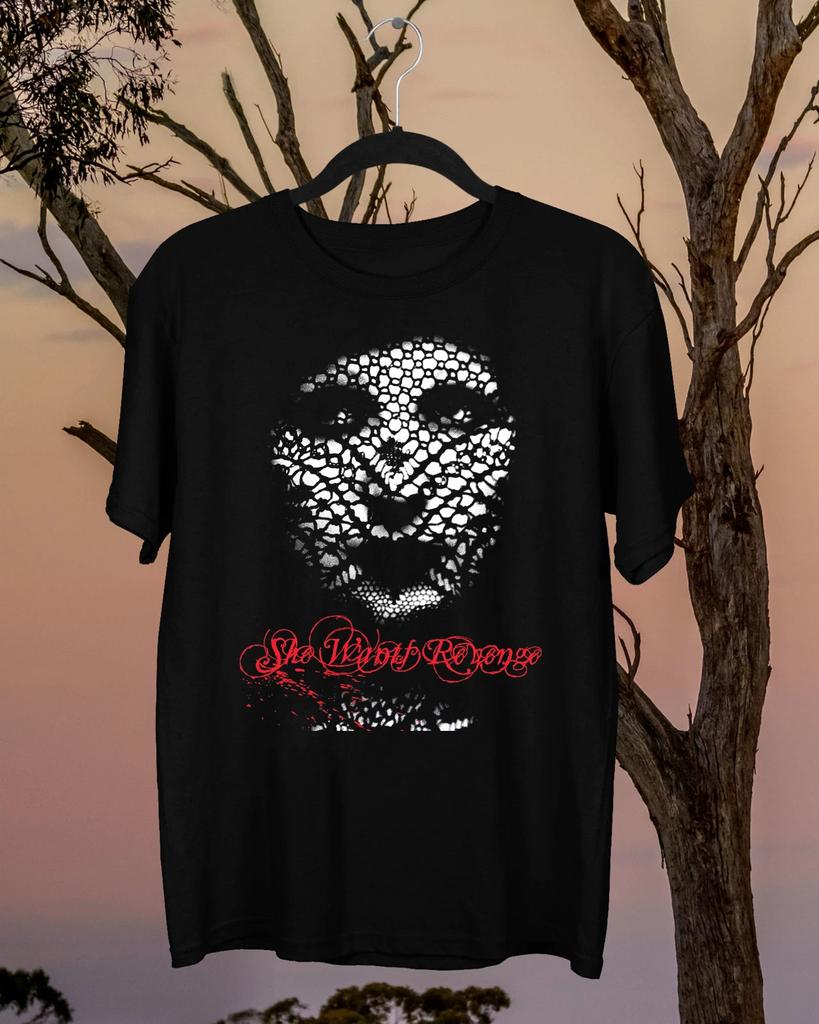 She Wants Revenge September 2009 Black Cotton T Shirt Full Size S-5XL
