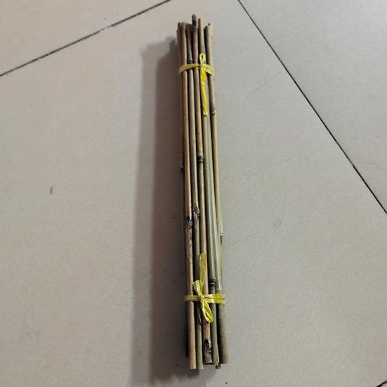 20 шт. бамбуковых опор для растений, многоразовые садовые опоры, натуральные бамбуковые палочки, опорные столбы для орхидей, томатов, овощей, вьющихся растений