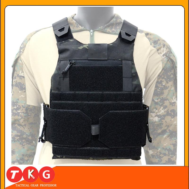 Низкопрофильный легкий тактический жилет с быстрыми застежками, полевой жилет, тактический защитный жилет, жилет JPC с передними и задними EVA-защитой