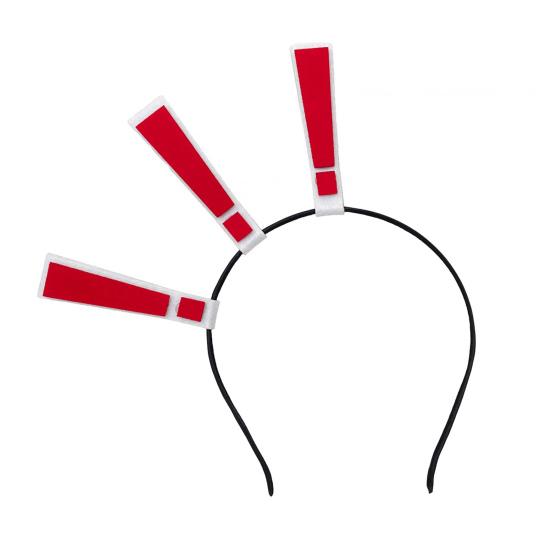 Женщины Девушки Повязка на голову Вопросительный знак Декор Эластичный обруч для волос Аксессуар для волос Свадьбы Вечеринки Повседневная одежда