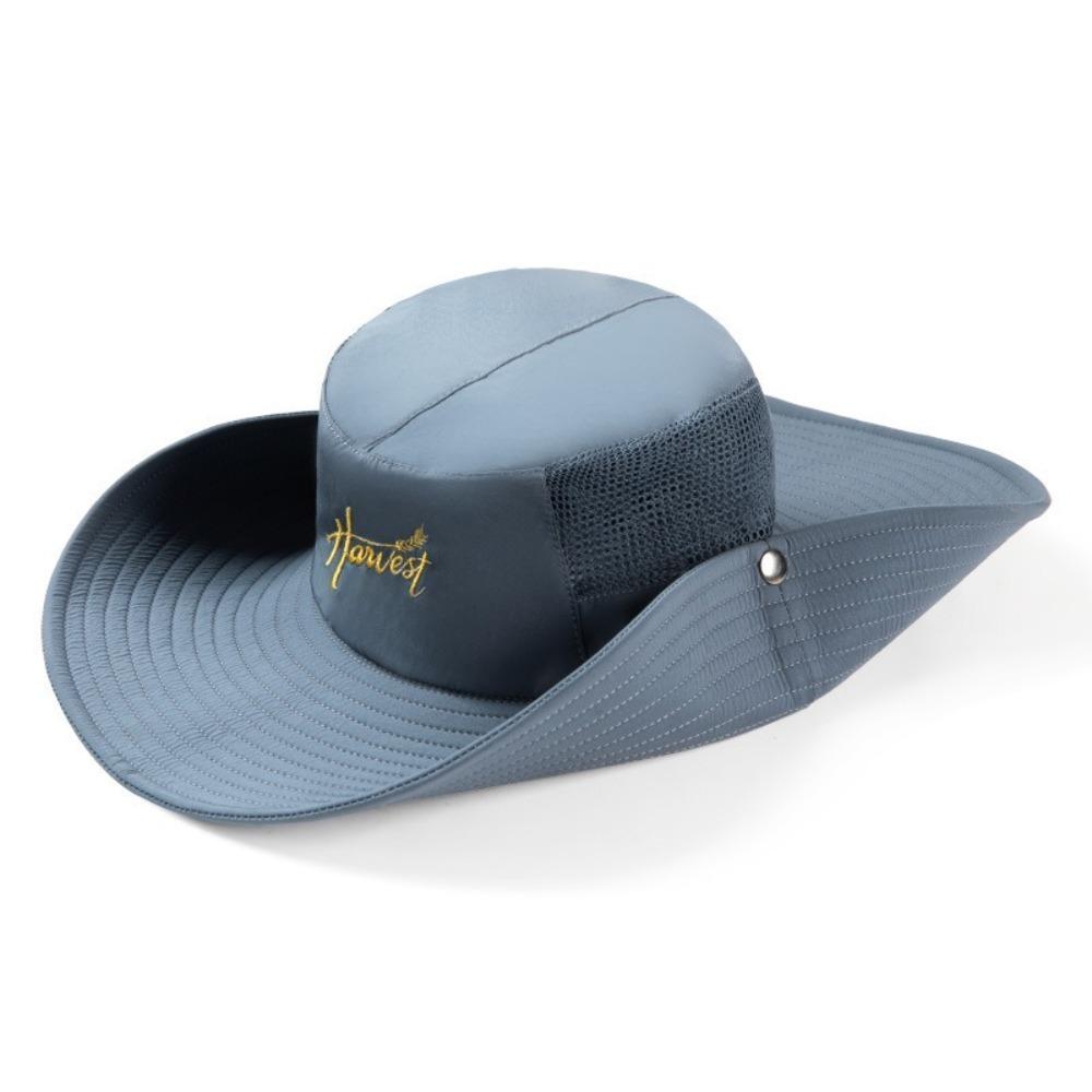 Anti-UV Fishing Cap Mesh Sunscreen Hat Fashion Bucket Hat Gift