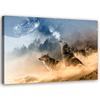 Canvas Print, Howling Wolf Landscape