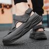 2025 NEW Height Platform Street Male Shoes Non-slip Thick Soled Sports Slides Light Outdoor Hiking Shoes Summer Men's Sandals