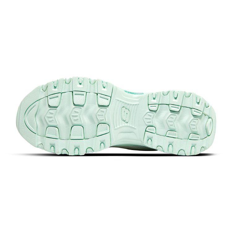 Skechers DLites 1.0 Мишка с мороженым Райский лайм Ткань Дышащая Прочные Амортизация Низкие Кеды в стиле 'папа' Женские кроссовки Тиффани-зеленый 896192-WMT