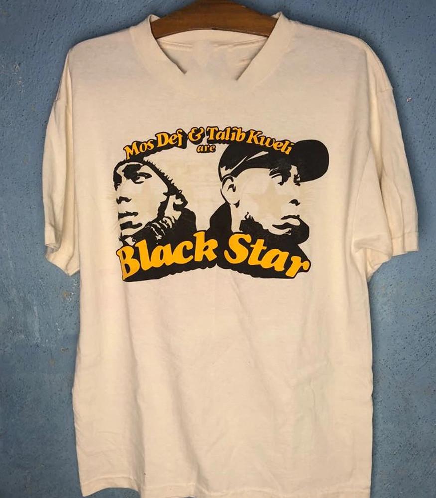 Футболка Mos Def And Talib Kweli Are Black Star Band Полный размер S-5XL Унисекс Футболка