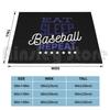Repeat Eating Sleep Baseball Blanket For Sofa Bed Travel Baseball Team Teams Game Games Player Baseball Bat Bat