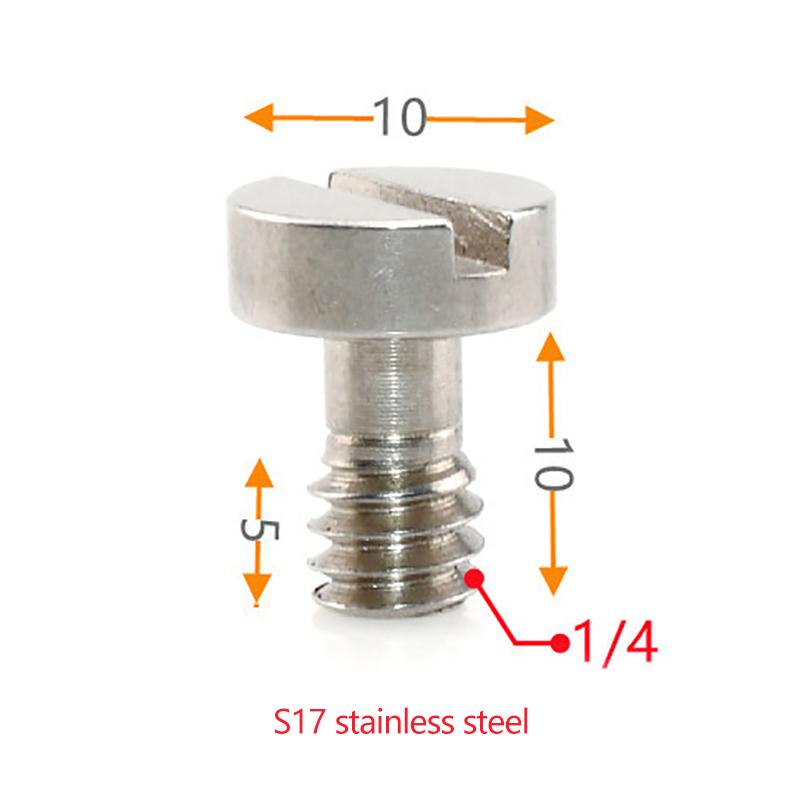 Винт адаптера быстросъемной пластины. Винт штатива с D-образным кольцом 1/4 дюйма. Монтажный адаптер.