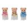 Куклы Sylvanian Families Медвежата-тройняшки Здоровые Игрушечный кукольный домик, сертифицированный ST Mark, для детей от 3 лет и Sylvanian Epoch [Набор печенья] FS-63, Семьи,