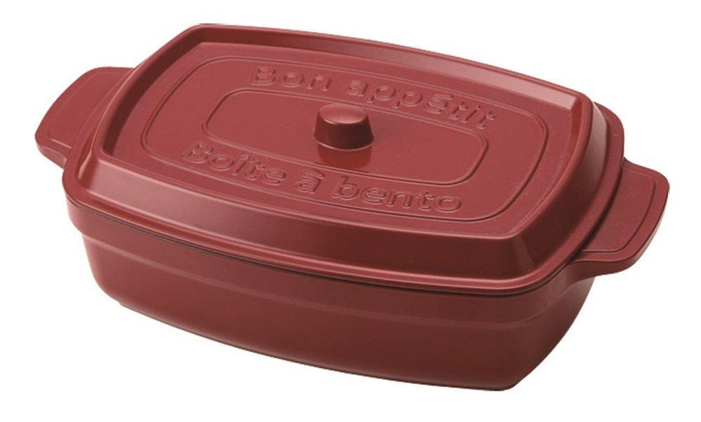 Прямоугольный ланч-бокс Takenaka Cocopot, Красный, 600 мл, Сделано в Японии, T-76408