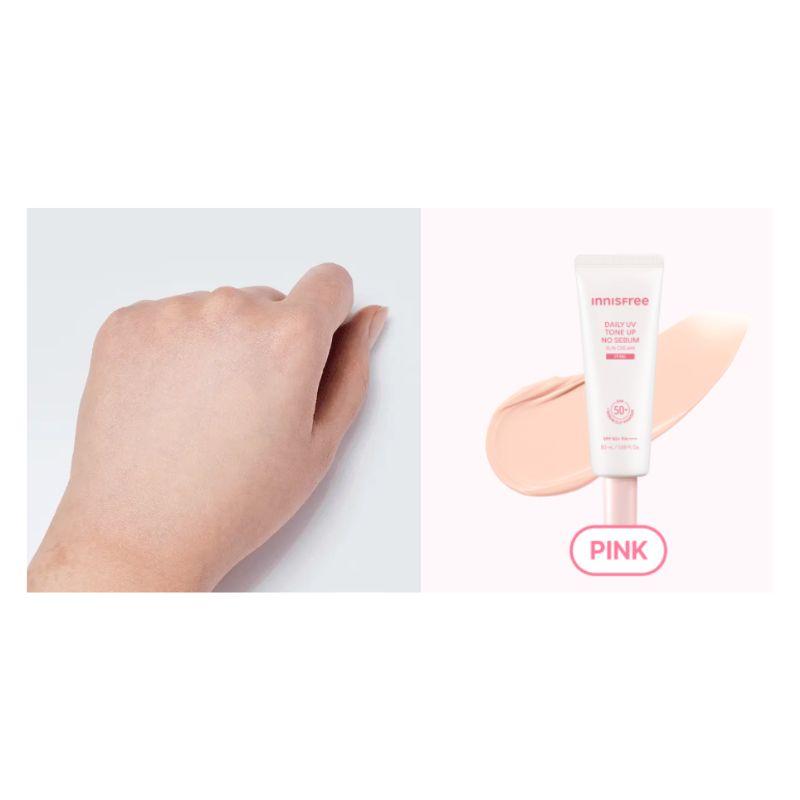 Innisfree Ежедневный УФ-тон для лица с SPF50+ PA++++, матирующий, с контролем жирности, корректирующий тон, солнцезащитный крем, 50 мл(3colors)