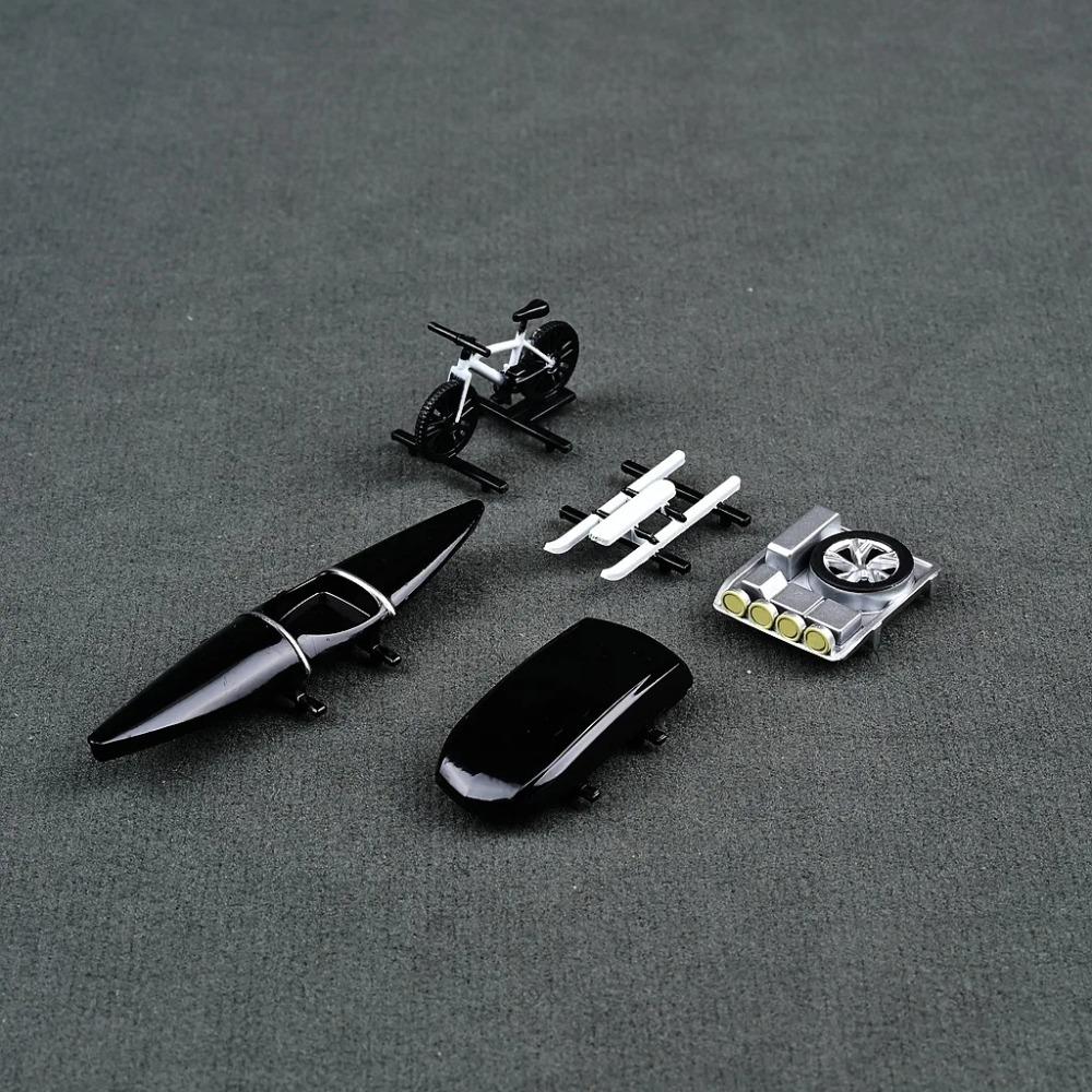 CM 1/64 Модель автомобиля из АБС-пластика, аксессуары для крыши, игрушки, серия для путешествий и бездорожья, масштаб 1/64, набор моделей велосипеда, каяка (Без Машин)