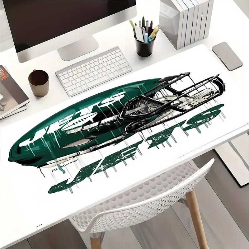 Коврик для мыши с логотипом New York Jets - Нескользящая резиновая основа, Гладкая поверхность для работы, игр, офиса и дома, Настольный коврик для мыши