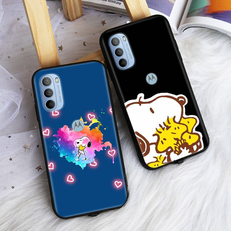 AN10 милый черный чехол Snoopy для iPhone 16 15 Plus 14 13 12 11 Pro 8 7 6S SE 5S X XR XS Max Realme C30 C33 C31 9I Huawei Y8P Y9 Sofe Cover
