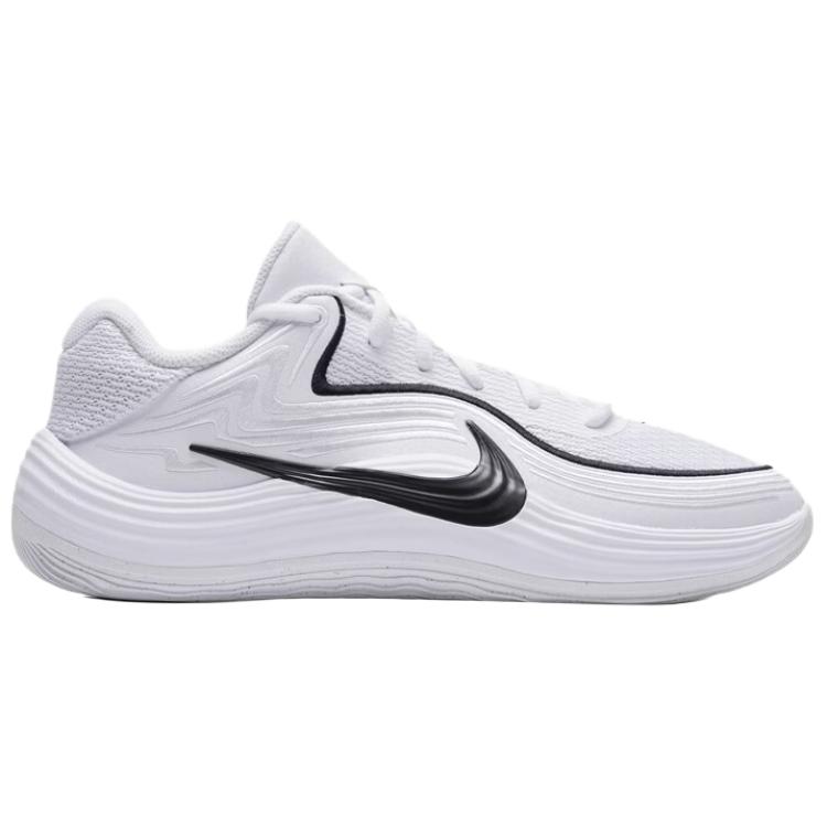 Nike Прецизионные 8 износостойкие дышащие низкие мужские баскетбольные кроссовки Белые Черные IH1104-100