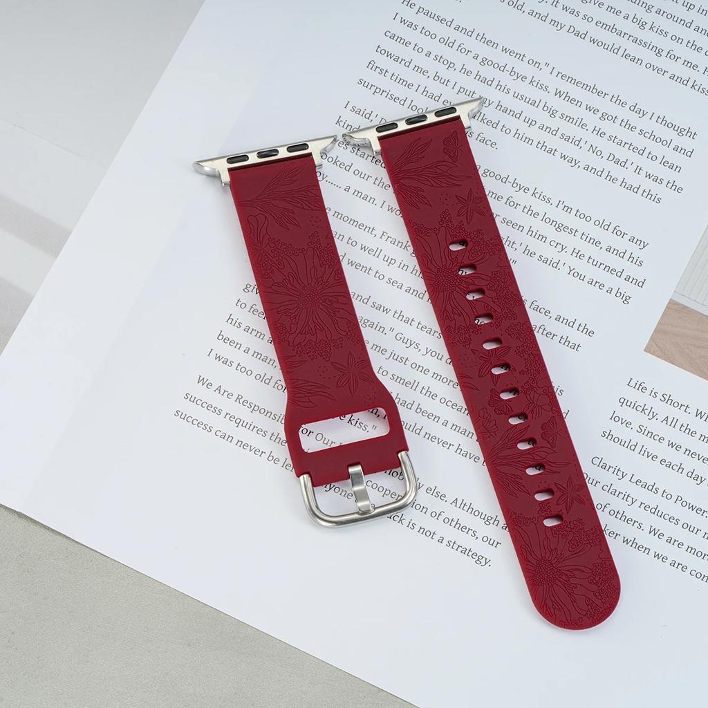 Силиконовый спортивный ремешок для Apple Watch Strap Ultra 3 49 мм 11 46 42 мм Браслет для iWatch Series10 9 8 7 6 5 4 SE 45 44 41 38 40 мм