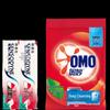 Набор: Зубная паста Sensodyne и стиральный порошок Omo