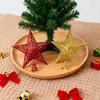 1pc Christmas Tree Topper Star, Xmas Tree Topper Star Glitter Christmas Tree-top Star Ornaments for Xmas Tree New Year Decor