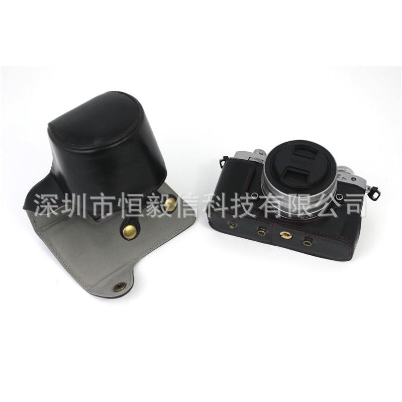 Nikon Zfc Camera Case With Lens Sleeve 16-50mm 28mm Lenses PU Leather Protective Cover In Black Coffee Brown