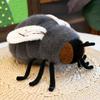 Fluffy Fly Plush Doll Soft Stuffed Animals Doll Simulation Fly Plush Toy  Boys Girls