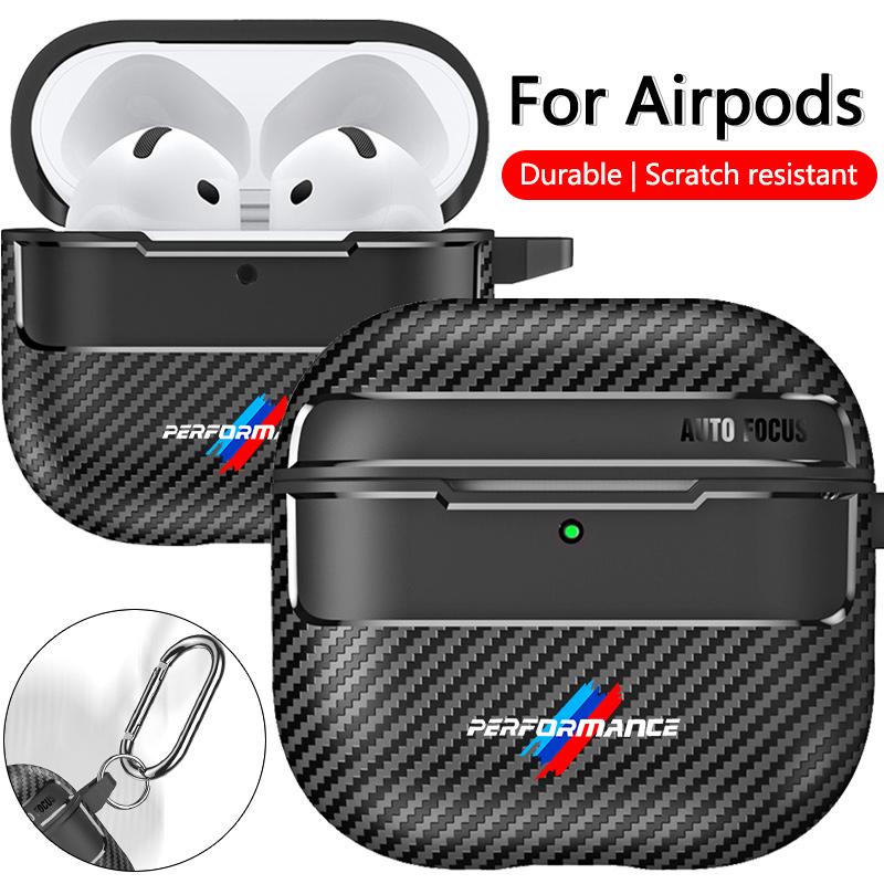 YGIE8 Бизнес-чехлы для наушников из углеродного волокна с брелоком Для Airpods 1/2/3 AirPods pro AirPods pro 2 AirPods 3 pro Для BMW Performance