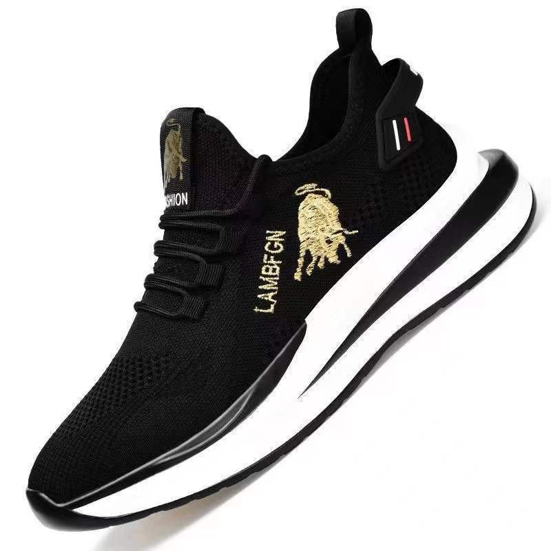 Мода Повседневная Мода Круглый Носок Черные Кроссовки Мужские Сетка Комфорт Теннисные Туфли Мужские Бег Карбоновая Пластина Амортизация Спорт Тренировки Джоггинг